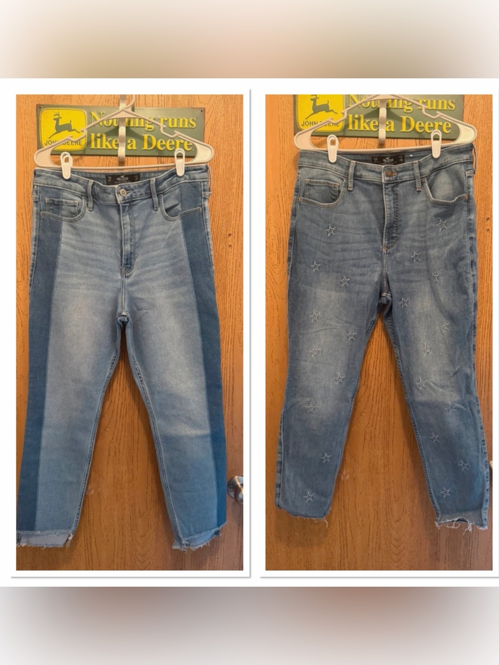 2 pairs of Hollister Jeans